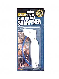 Accusharp Knife Sharpener White