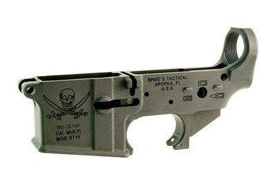 Spikes Tactical Stripped Jolly Roger Lower