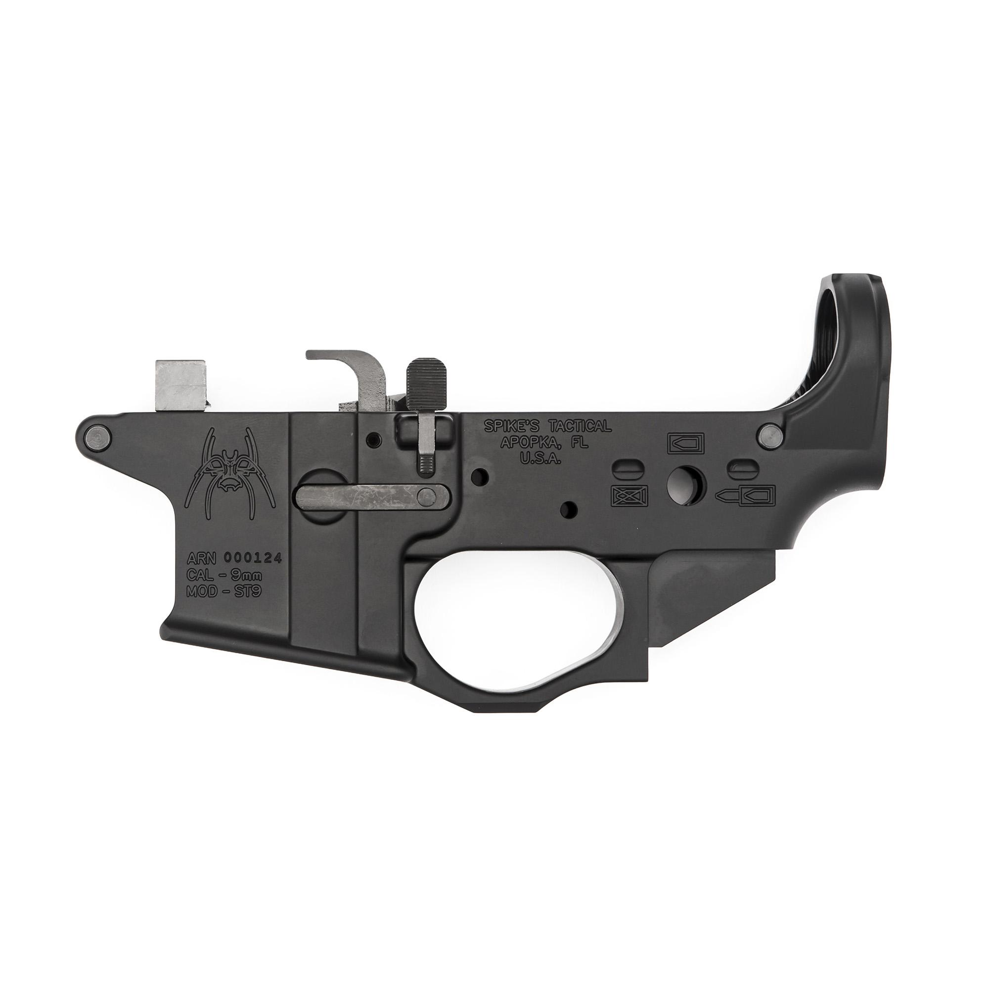 Spikes Tactical Stripped Lower 9mm Clt Style