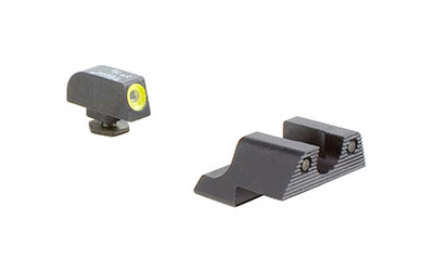 Trijicon HD Night Sight Set â€” Yellow Front Outline â€” for GlockÂ® Pistols