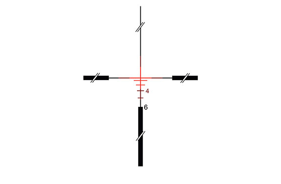 Trijicon ACOG 4x32 Scope, Dual Illuminated Red Crosshair .223 Ballistic Reticle with  TA51 Mount