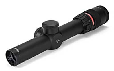 Trijicon AccuPointÂ® 1-4x24 Riflescope with BAC, Red Triangle Post Reticle, 30mm Tube