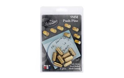 2 Monkey 9mm Push Pin Brass 8pk