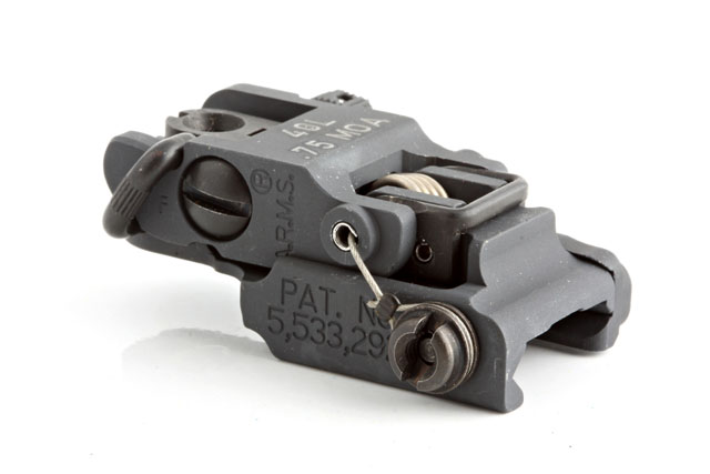 A.R.M.S., Inc. A.R.M.S. Low Profile Flip Up Rear Sight