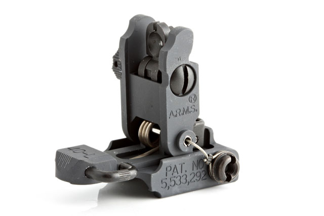 A.R.M.S. Low Profile Flip Up Rear Sight