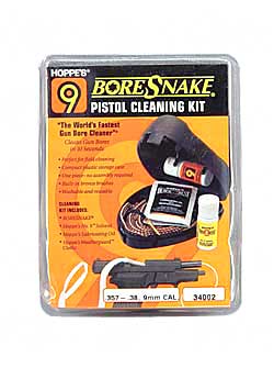 Boresnake Bore Snake Pistol Field Kit 357-38/9