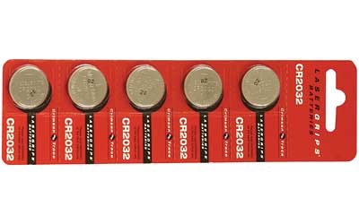 Crimson Trace Cr2032 Battery- 5 Pk