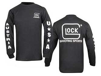 Glock Glock Shooting Sports Long Sleeve T-Shirt - Black Medium
