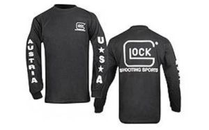 Glock Glock Shooting Sports Long Sleeve T-Shirt - Black XL