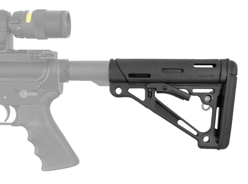 Hogue AR15 Stock RBR Black Mil-Spec