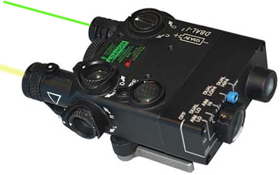Laser Devices Laser Devices DBAL-I2 Dual Beam Green Laser / IR Pointer Black