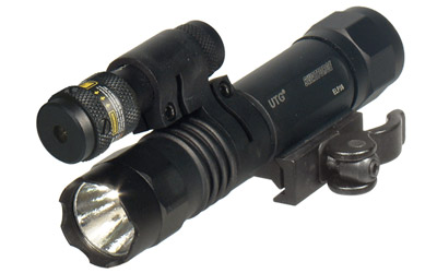 Leapers, Inc. - UTG UTG LED Weapon Light with QD Mount and Adjustable Red Laser