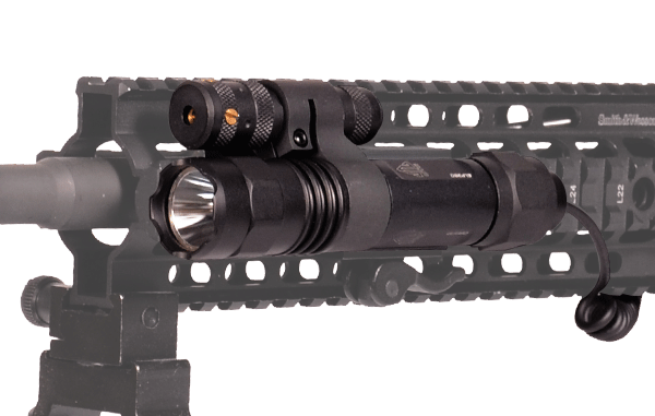 Leapers, Inc. - UTG UTG LED Weapon Light with QD Mount and Adjustable Red Laser
