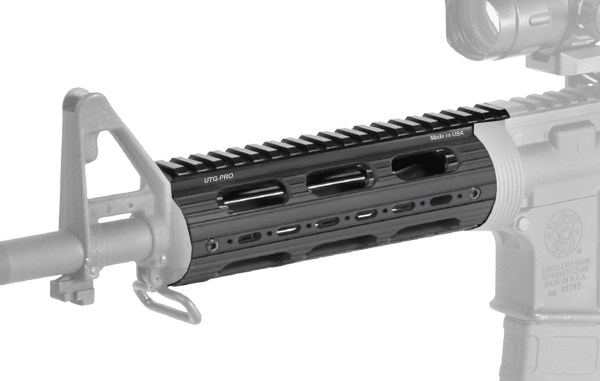 Leapers, Inc. - UTG UTG PRO Model 4/15 Car Length Super Slim Drop-in Handguard