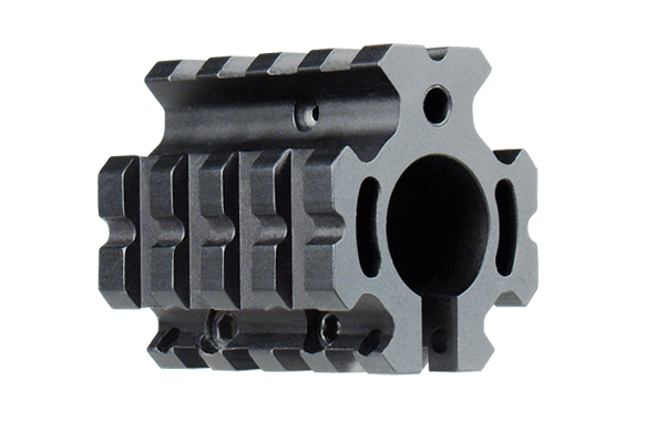 Leapers, Inc. - UTG UTG PRO Model 4 Low-pro Quad-rail Gas Block for .75