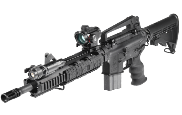 Leapers, Inc. - UTG UTG PRO Model4/AR15 Extended Car Length Drop-in Quad Rail