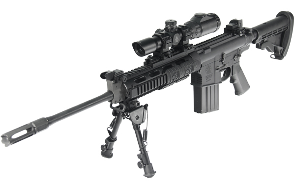 Leapers, Inc. - UTG UTG PRO AR308 2-PC Drop-in Mid Length Quad Rail for SW MP10