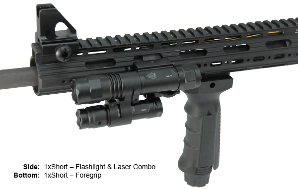 Leapers, Inc. - UTG UTG PRO Rail for Super Slim Free Float Handguard, 5 Slots