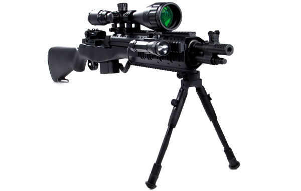 Leapers, Inc. - UTG UTG Shooter's Sniper Bipod, Rubber Feet, Height 8.7