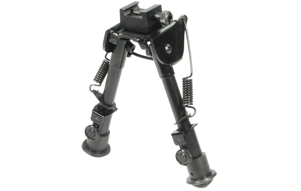 UTG Tactical OP Bipod, Rubber Feet, Center Height 6.1