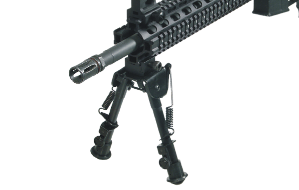 Leapers, Inc. - UTG UTG Tactical OP Bipod, Rubber Feet, Center Height 6.1