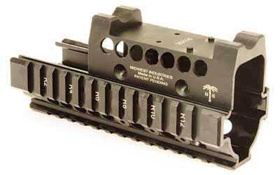 Midwest Industries Midwest AK Rail with trij Rmr Mount Black