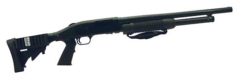 Mossberg Mossberg 500 Tactical 12/18.5 6rd Mblk Cylinder Barrel