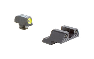 Trijicon Trijicon HD Night Sight Set â€” Yellow Front Outline â€” for GlockÂ® Pistols