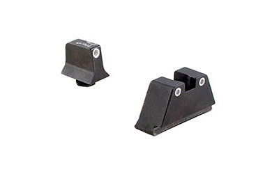 Trijicon Bright & ToughÂ Night Sight Suppressor Set â€” for GlockÂ® Pistols â€” White Front / White 
