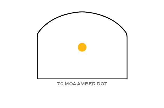 Trijicon Trijicon RMR Dual-Illuminated Sight â€“ 7.0 MOA Amber Dot