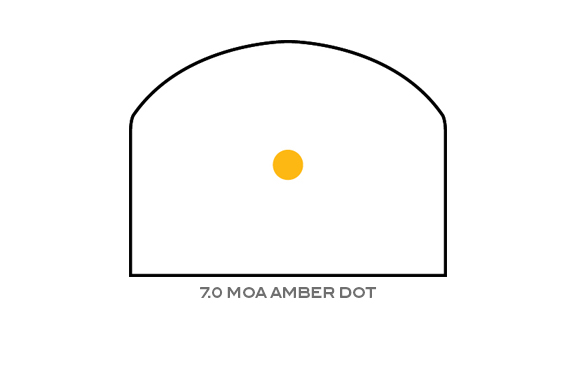 Trijicon RMR Dual-Illuminated Sight â€“ 7.0 MOA Amber Dot Cerakote Flat Dark Earth