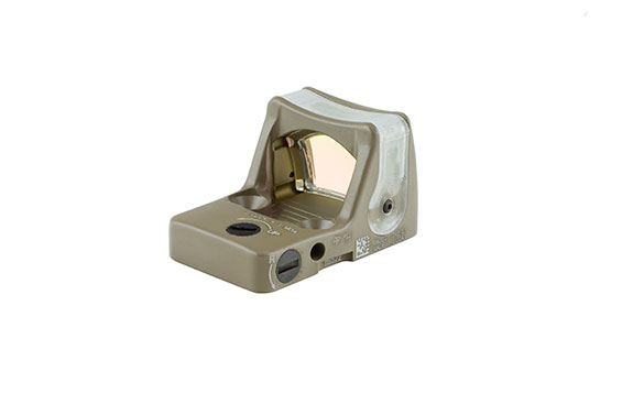 Trijicon Trijicon RMRÂ® Dual-Illuminated Sight - 12.9 MOA Green Triangle Cerakote Flat Dark Earth