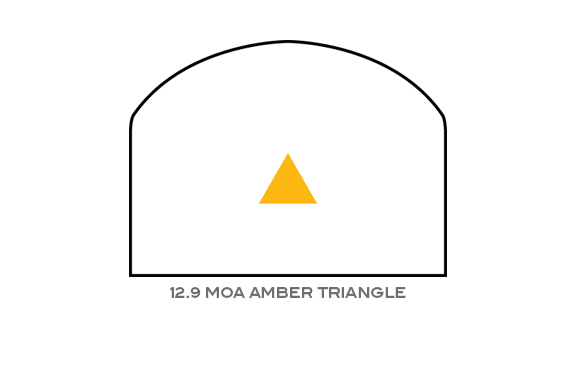 Trijicon Trijicon RMR Dual-Illuminated Sight Â - 12.9 MOA Amber Triangle