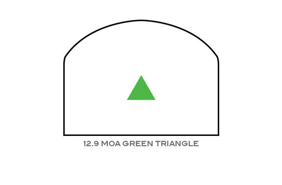 Trijicon Trijicon RMRÂ® Dual-Illuminated Sight - 12.9 MOA Green Triangle