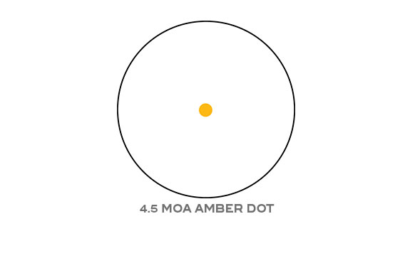 Trijicon Trijicon Reflex 4.5 MOA Amber Dot with Flattop Mount