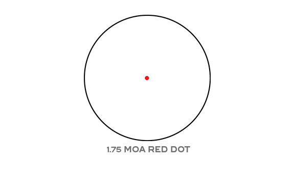 Trijicon Trijicon Sealed Reflex Sight 1.75 MOA Red Dot with Colt-Style Flattop Mount