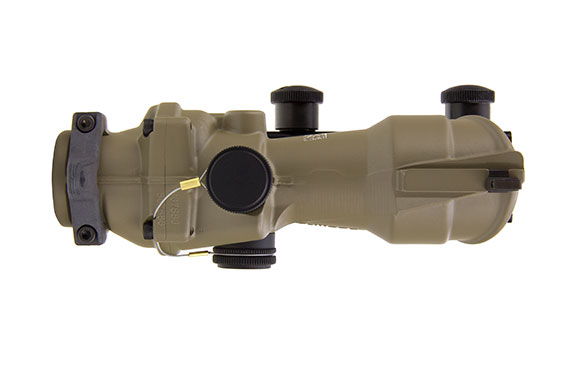 Trijicon Trijicon ACOG 4x32 Scope with Amber Center Illumination for M4A1 â€“ includes Flat Top Adapter, Back