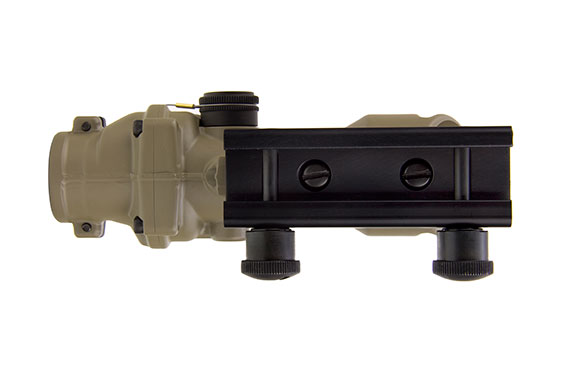 Trijicon Trijicon ACOG 4x32 Scope with Amber Center Illumination for M4A1 â€“ includes Flat Top Adapter, Back