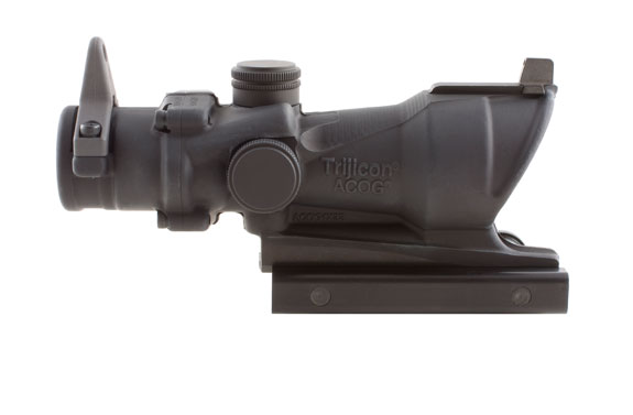 Trijicon Trijicon ACOG 4x32 Scope with Amber Center Illumination for M4A1 â€“ includes Flat Top Adapter, Back