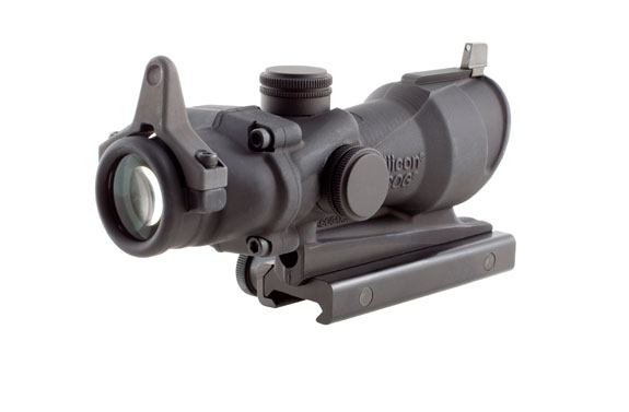 Trijicon Trijicon ACOG 4x32 Scope with Amber Center Illumination for M4A1 â€“ includes Flat Top Adapter, Back