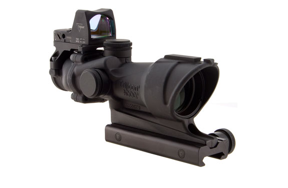 Trijicon Trijicon ACOG 4x32 Scope, Center Illuminated Amber Crosshair .223 Ballistic Reticle, 3.25 MOA RMR Si