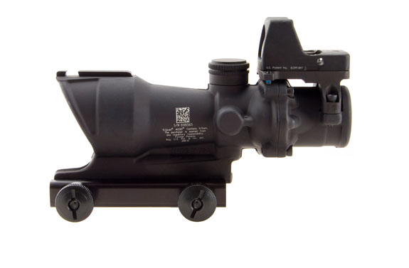 Trijicon Trijicon ACOG 4x32 Scope, Center Illuminated Amber Crosshair .223 Ballistic Reticle, 3.25 MOA RMR Si