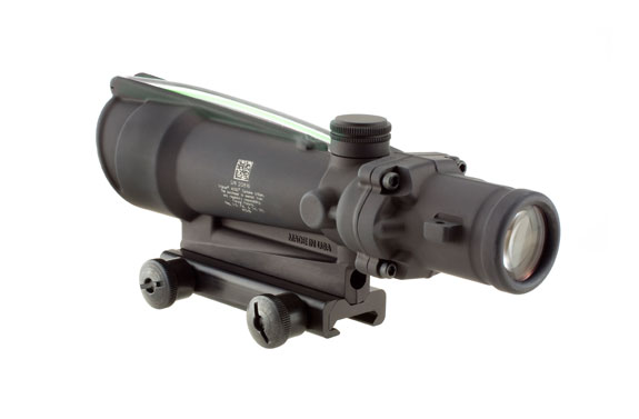 Trijicon ACOG 3.5x35 Scope, Dual Illuminated Green Chevron BAC .223 Flattop Reticle with  TA51 Mount