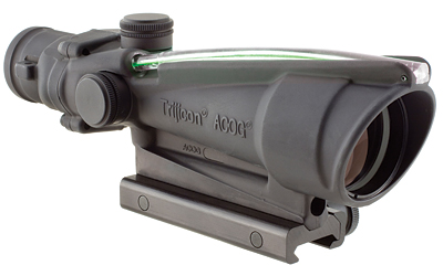 Trijicon ACOG 3.5x35 Scope, Dual Illuminated Green Chevron BAC .223 Flattop Reticle with  TA51 Mount