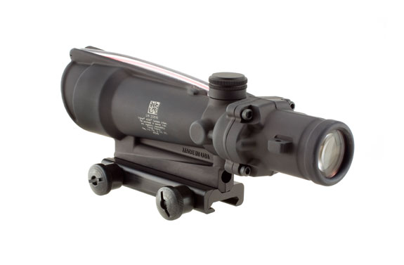 Trijicon Trijicon ACOG 3.5x35 Scope, Dual Illuminated Red Horseshoe .223 Ballistic Reticle with  TA51 Mount