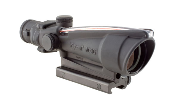 Trijicon Trijicon ACOG 3.5x35 Scope, Dual Illuminated Red Horseshoe .223 Ballistic Reticle with  TA51 Mount