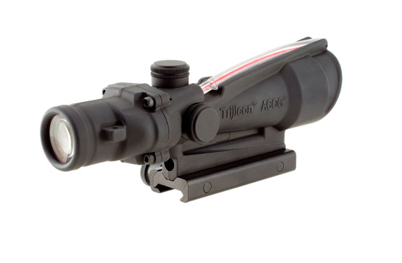 Trijicon Trijicon ACOG 3.5x35 Scope, Dual Illuminated Red Horseshoe .223 Ballistic Reticle with  TA51 Mount