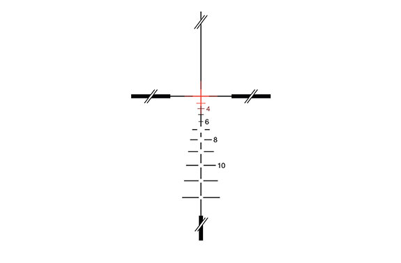 Trijicon Trijicon ACOG 3.5x35 Scope, Dual Illuminated Red Crosshair .308 Ballistic Reticle with  TA51 Mount