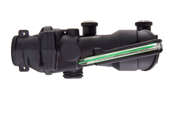 Trijicon Trijicon 4x32 ACOG, Dual Illuminated Green Chevronronronron .223 Ballistic Reticle with  TA51 Flatto