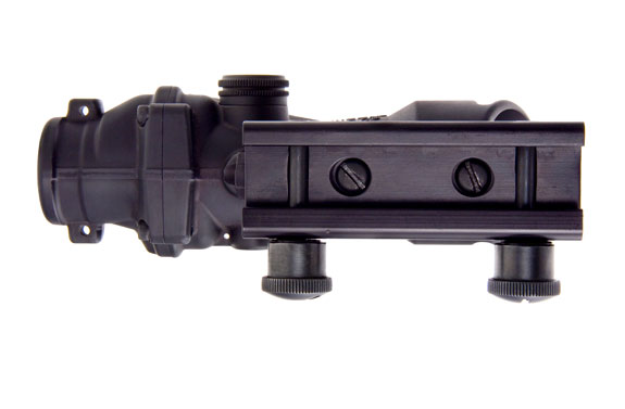 Trijicon Trijicon 4x32 ACOG, Dual Illuminated Green Chevronronronron .223 Ballistic Reticle with  TA51 Flatto